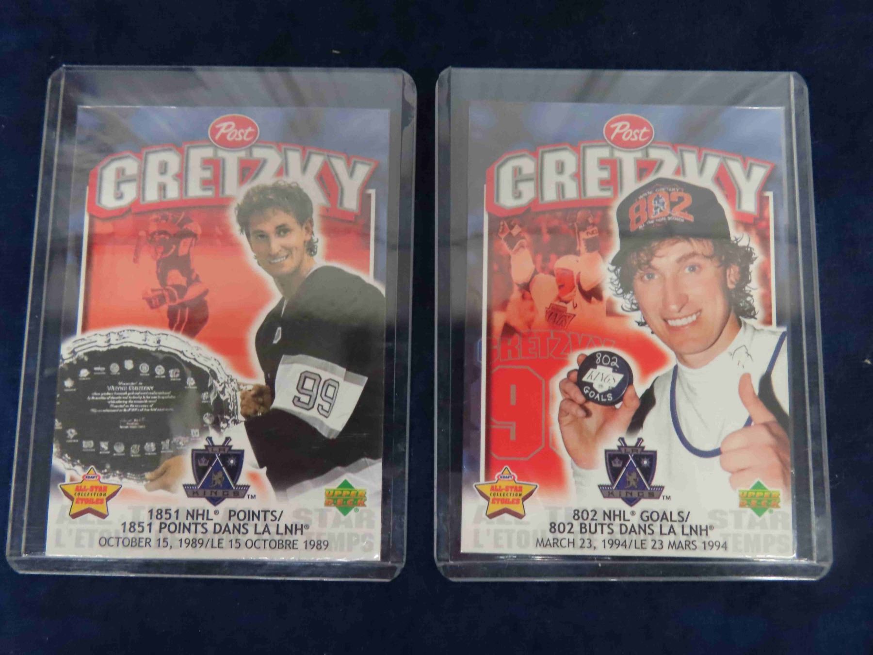 Wayne Gretzky Post Cereal 7 Cards Wayne Gretzky Post Cereal 7 Cards