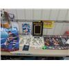 Image 1 : Assorted Sports Advertisements ; Posters, Tin Can, Book