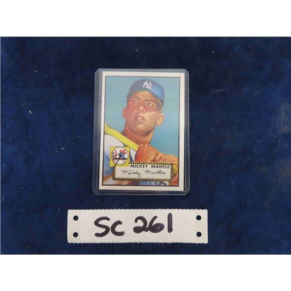 Mickey Mantle Rookie Reprint