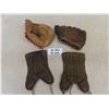 Image 1 : Vintage Baseball Gloves 