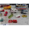 Image 6 : Assorted Tonka + Die Cast ; Texaco Tanker, 2 Jeeps, TV Truck, Pepsi Truck, 
