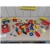 Image 1 : Assorted Toy Pieces for Playsets - Last of the Estate; Train Cars, Skedoodle,
