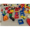 Image 6 : Assorted Toy Pieces for Playsets - Last of the Estate; Train Cars, Skedoodle,