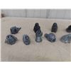 Image 1 : 21 Assorted Edmund Wolf Soapstone Figures - some with Tags