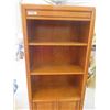 Image 3 : Sklar Peppler Shelf with 2 Lower Doors - solid Wood 16" x 32" x 76.5" 