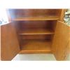 Image 5 : Sklar Peppler Shelf with 2 Lower Doors - solid Wood 16" x 32" x 76.5" 