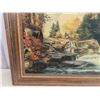Image 3 : Signed Framed Oil Painting R. Crawford Rocky Creek 23" x 29"
