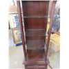 Image 3 : Gibbard Glass Shelf Display Cabinet with 2 Lower Drawers 17.5" x 23.5" x 72" - 