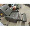 Image 3 : Leather Look Grey Reclining Chair - Electric, Works Really Well