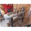 Image 4 : 43" Overall Length Wood Lathe with Tools & Bench