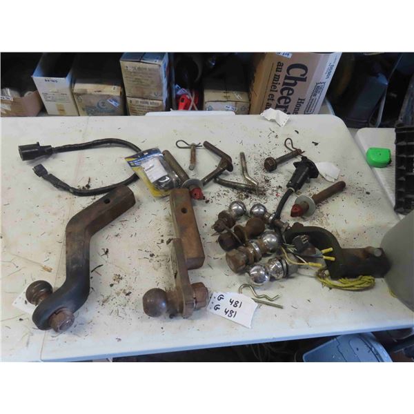 Receiver Hitch, Ball Hitch, Pins, Wiring Adapters
