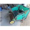 Image 1 : John Deere 38T Lawn Sweep - Seems to Work but Basket Been Torn then 