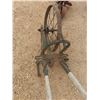 Image 4 : Vintage Cast Iron Seeder + Wheat Hoe - Great Yard Art