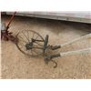 Image 5 : Vintage Cast Iron Seeder + Wheat Hoe - Great Yard Art