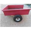 Image 2 : Yard Tilt Box Trailer with Good Sized Tires - Box 12" x 36" x 48" + Tires S70-8