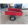 Image 4 : Yard Tilt Box Trailer with Good Sized Tires - Box 12" x 36" x 48" + Tires S70-8