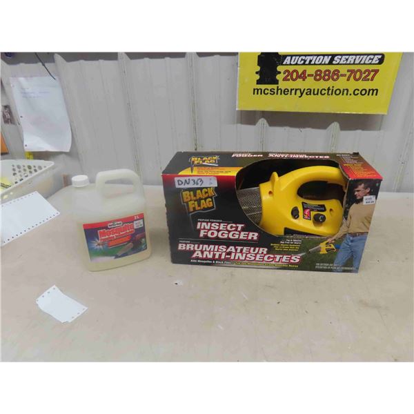 New Black or Like New Insect Fogger with 2L Fogging Chemical