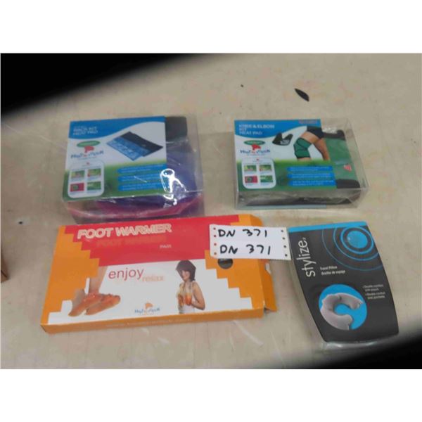 Back Kit Pad, Knee + Elbow , Foot Warmer, Travel Pillow - All New Product