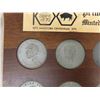 Image 3 : 1970 Prime Ministers of Canada Coin / Medallions on Wooden Display Board