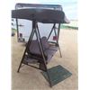Image 2 : Yard Swing with Canopy 60" Wide Seat
