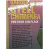 Image 3 : Garden Line Steel Chimenea Outdoor Fireplace New in Box 