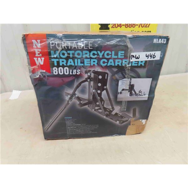New Receiver Hitch, Portable Motorcycle Trailer Carrier