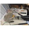 Image 4 : Tennis + Badminton Rackets Plus Wood + Aluminum Bats
