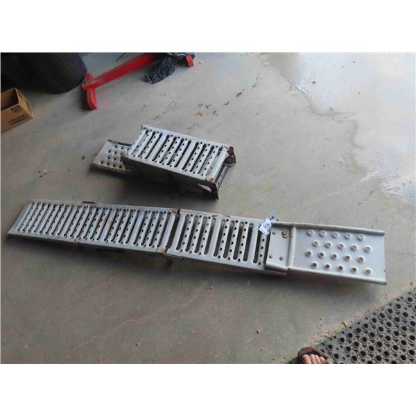 Set of Folding Metal Loading Ramps