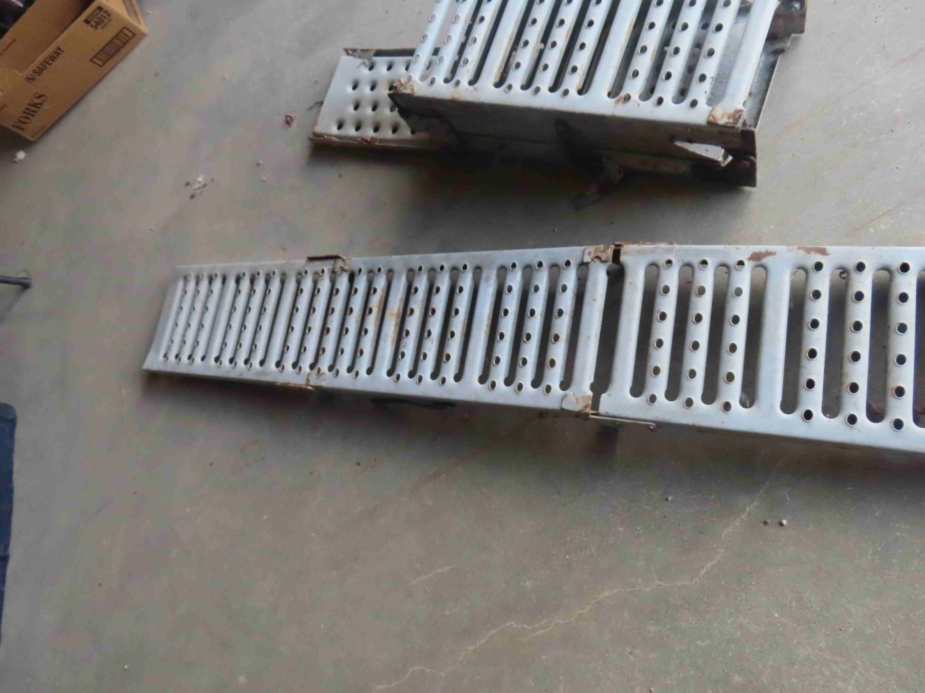 Set of Folding Metal Loading Ramps