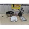 Image 1 : B+D Shredder, Rival Crock Pot, Betty Crocker Waffle Maker, Spice Rack
