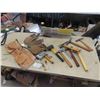 Image 1 : Carpenter Belts, Drill Bits, Hammers, Square, plus more