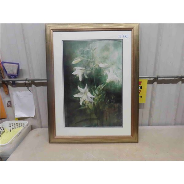 Lily Frame Print 30" x 39"