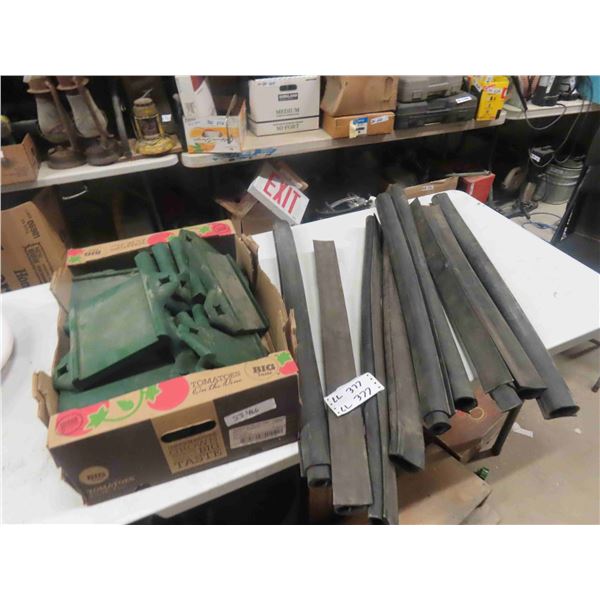 Rubber Weather Stripping & Box of Rubber Pads