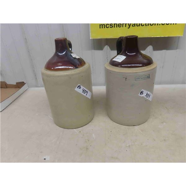 (2) 1 Gal Crockery Jugs