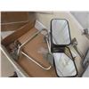 Image 2 : 4 Truck Mirror Extension Mirrors; (2) '87 F150 + (1 set) ? With Cracked Convex Mirror