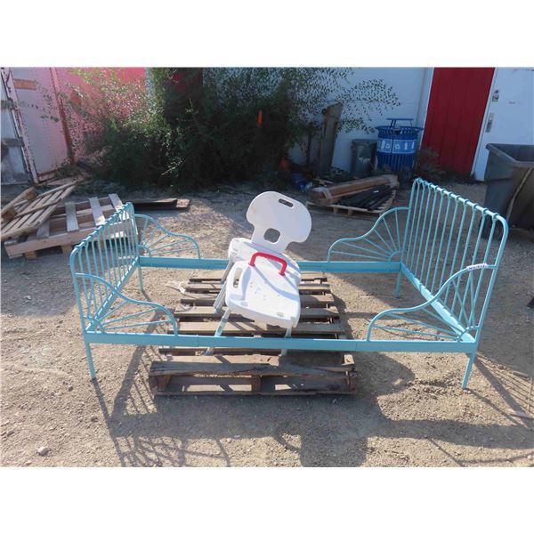 Single Bed Frame & Medi Bath Chair