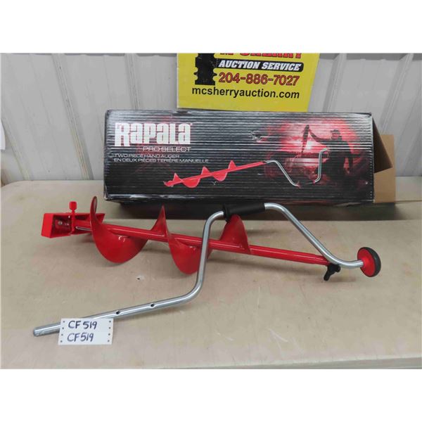 2 Piece Rapala 8" Ice Auger New in Open Box