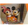 Image 3 : Disney Mickey + Minnie Halloween Pumpkin with Lights and Music New in Box
