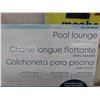 Image 2 : Aqua Pool Lounger with Canopy New in Box 70" Long
