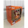 Image 2 : Disney Mickey + Minnie Halloween Pumpkin with Lights and Music New in Box