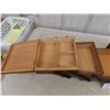 Image 2 : Portable Wood Fold Out Sewing Box