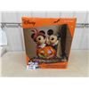 Image 1 : Disney Mickey + Minnie Halloween Pumpkin with Lights and Music New in Box
