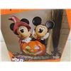 Image 4 : Disney Mickey + Minnie Halloween Pumpkin with Lights and Music New in Box