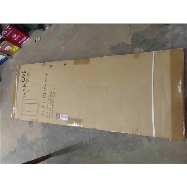 OVE Model 10 SGP-NICO38-CHRWM 38" Shower Door - Chrome New in Box