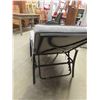Image 3 : Metal Lounging Chair with Cushion 77" Long + Adjustable