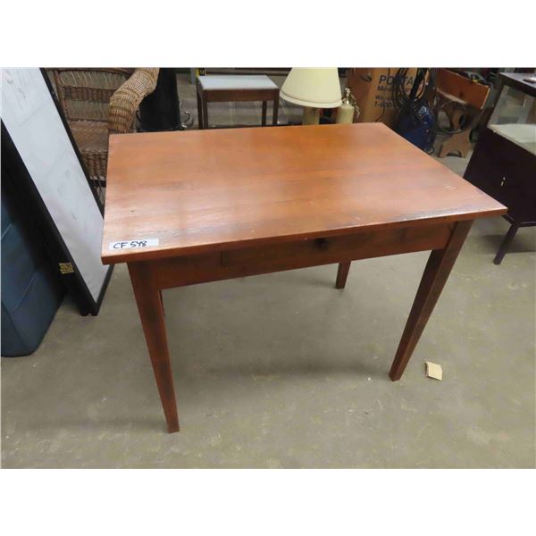 Solid Wood Desk with Drawer 25" x 29" x 36" 