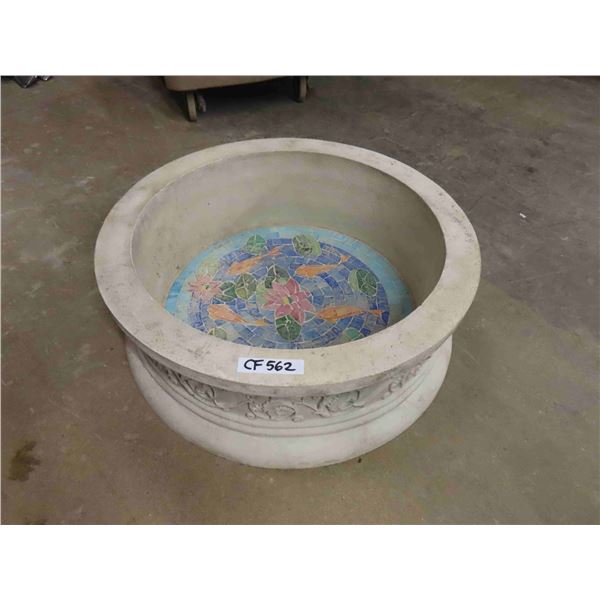Heavy Poly Resin Fish Pond - Round 10" x 27" 
