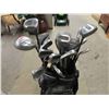Image 3 : Tour Edition Top Flite Golf Bag Loaded with Woods + Irons ; Nike, Spalding, Power Built