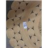 Image 2 : Pair of 59" Diameter Weave Floor Mats