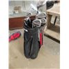 Image 1 : 10 pc Golf Clubs with Bag - Tech  Plus ; 2 Metal Woods, 3, 4, 6, 7, 8, 9, P Irons and Putter
